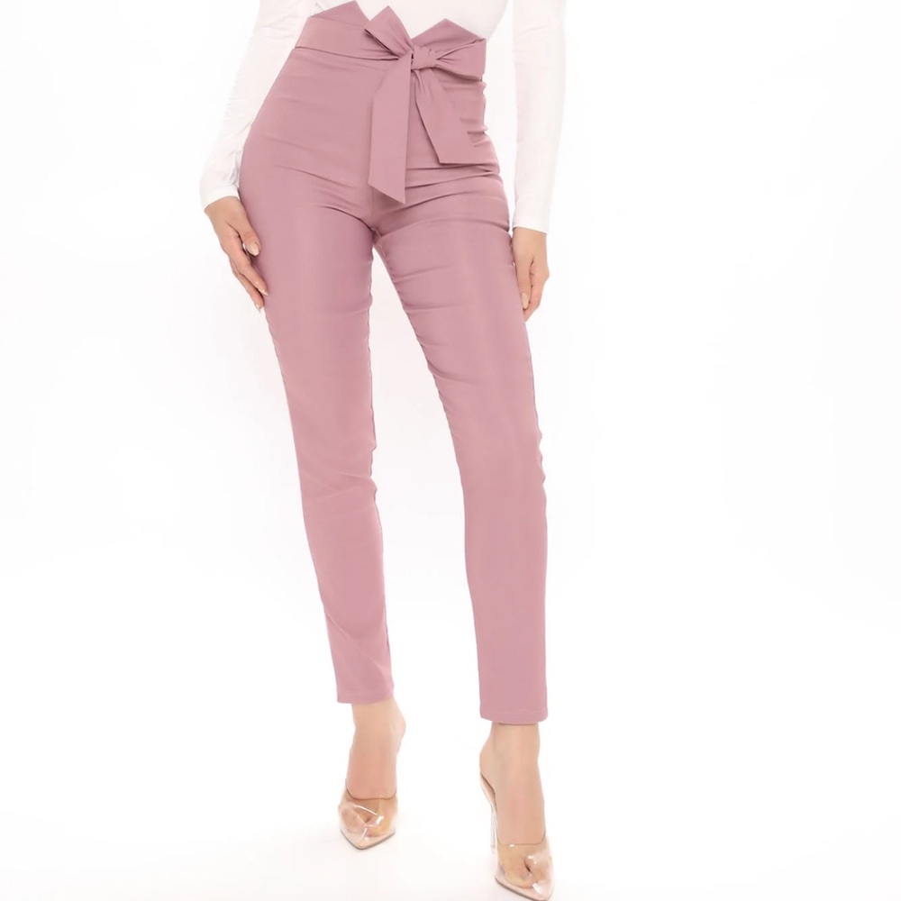 Fashion Nova Mauve Dress Pant